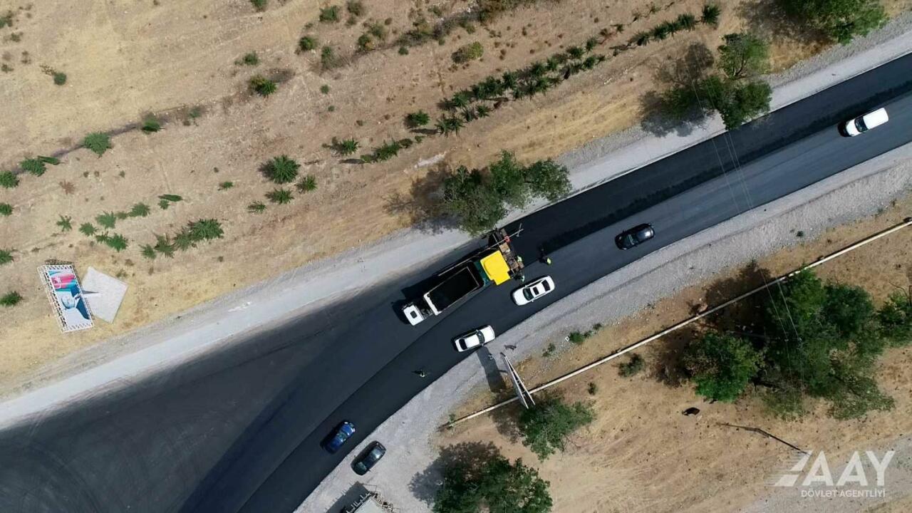 Oğuz-Şəki avtomobil yolunun əsaslı təmiri başa çatır
