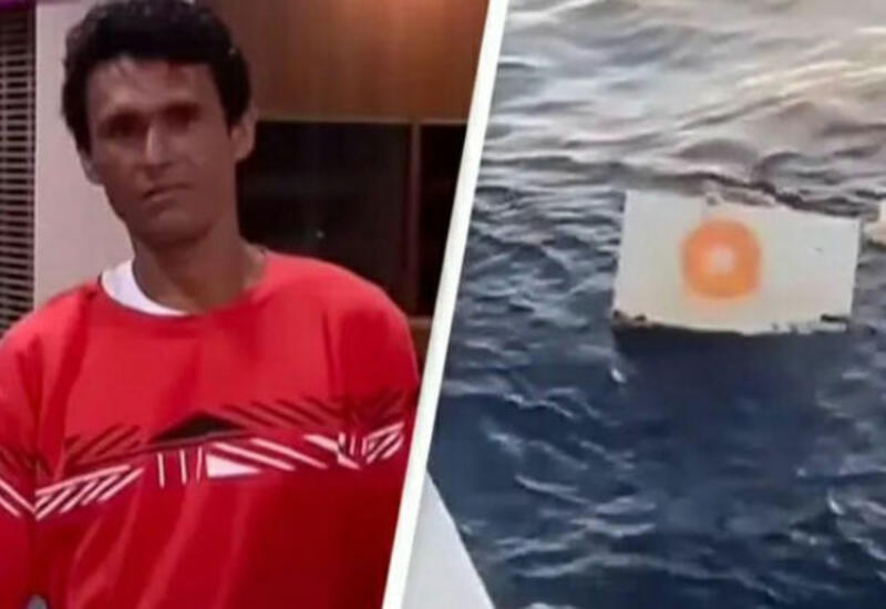 Braziliyalı balıqçı 11 gün Atlantik okeanında soyuducu ilə üzüb
