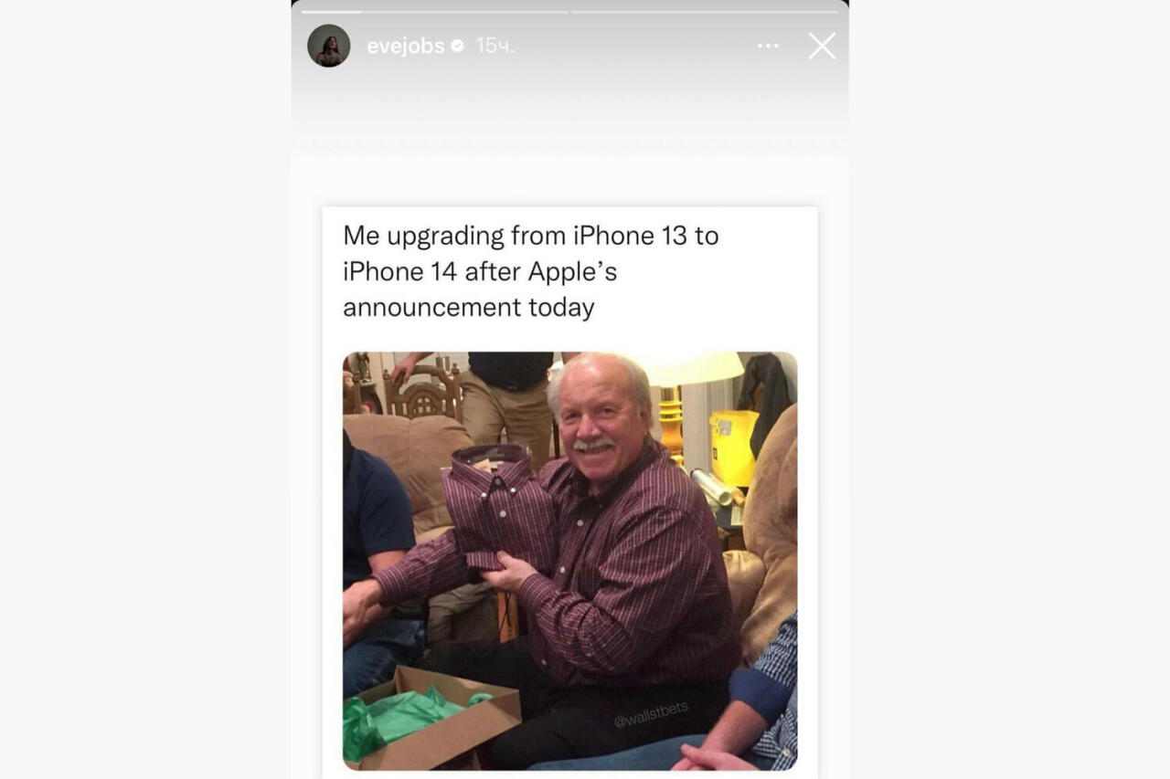 Дочь Стива Джобса высмеяла iPhone 14