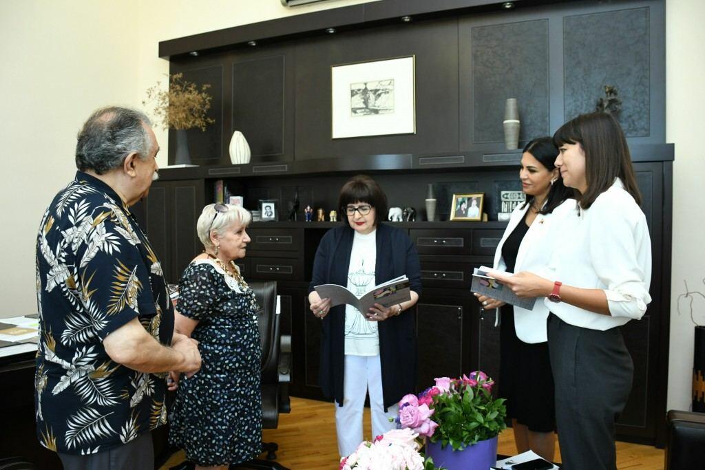 Замминистра культуры Севда Мамедалиева встретилась с известными деятелями искусства Азербайджана