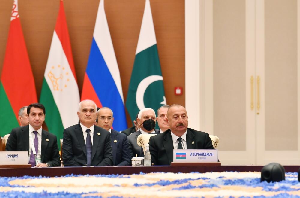 Президент Ильхам Алиев принял участие в Саммите стран-членов Шанхайской организации сотрудничества