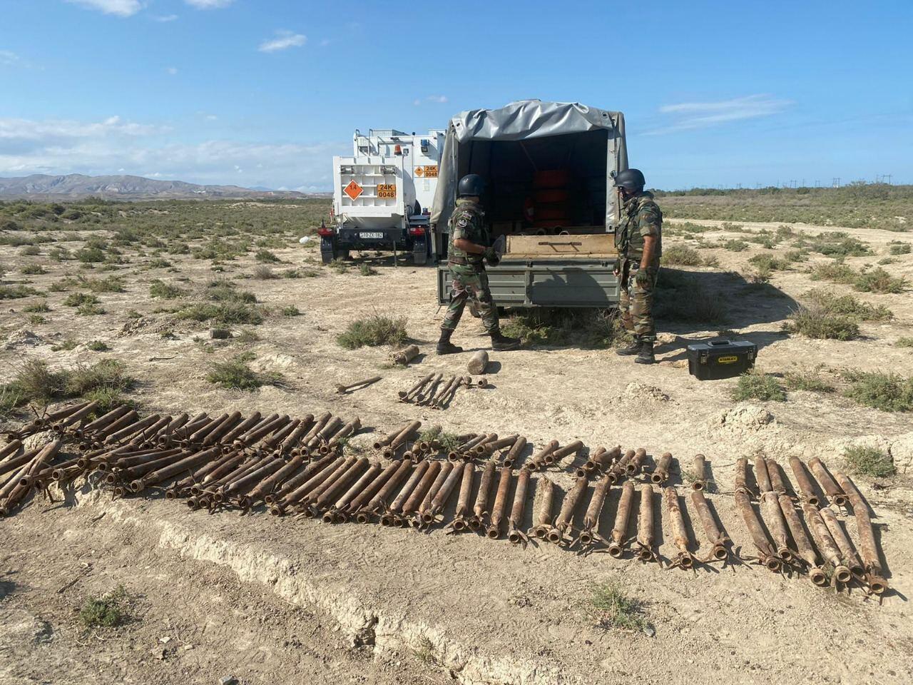 В сумгайытском поселке найдены боевые снаряды