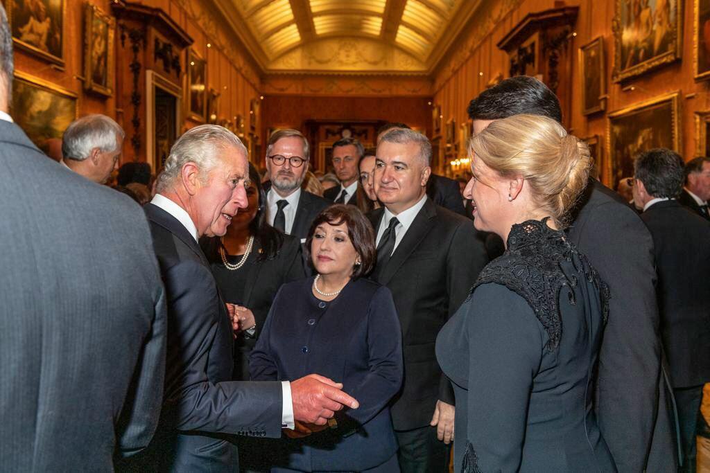 Сахиба Гафарова приняла участие в церемонии прощания с королевой Елизаветой II