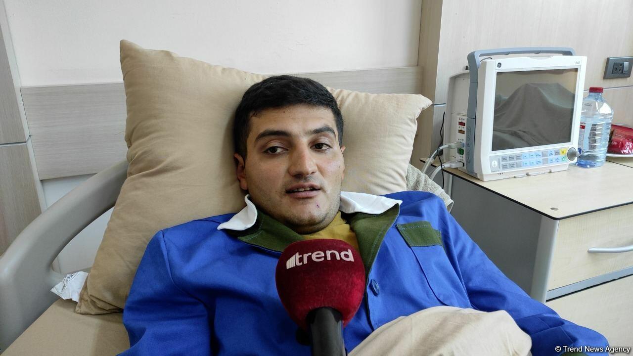 Азербайджанская армия достойно ответила на провокации армянских ВС - съемочная группа Trend встретилась с ранеными военнослужащими