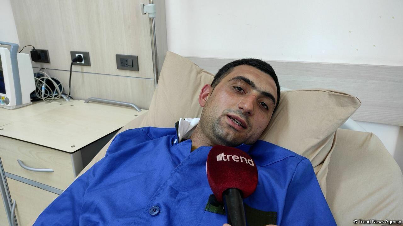 Азербайджанская армия достойно ответила на провокации армянских ВС - съемочная группа Trend встретилась с ранеными военнослужащими