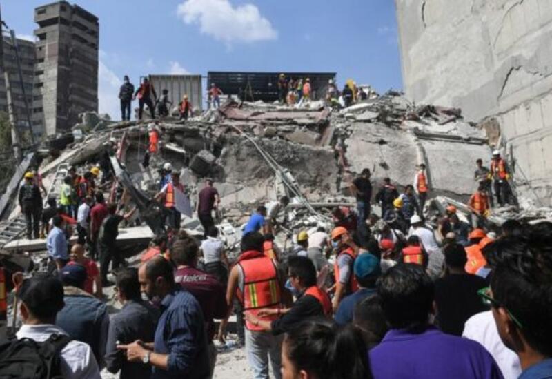В Мексике произошло мощное землетресение