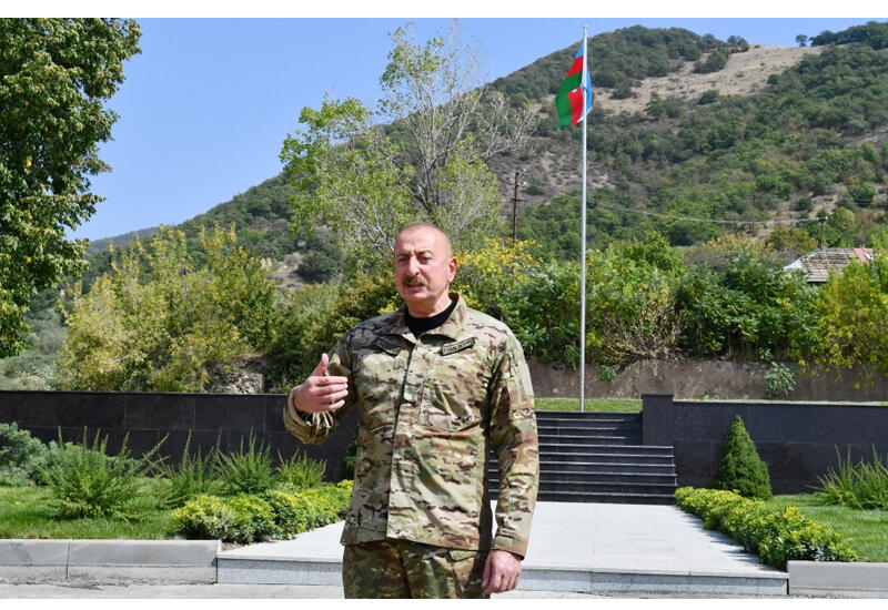 Президент Ильхам Алиев: Если Армения пытается обвинить нас в том, что мы вторглись на их территорию, то это лишено всяких оснований