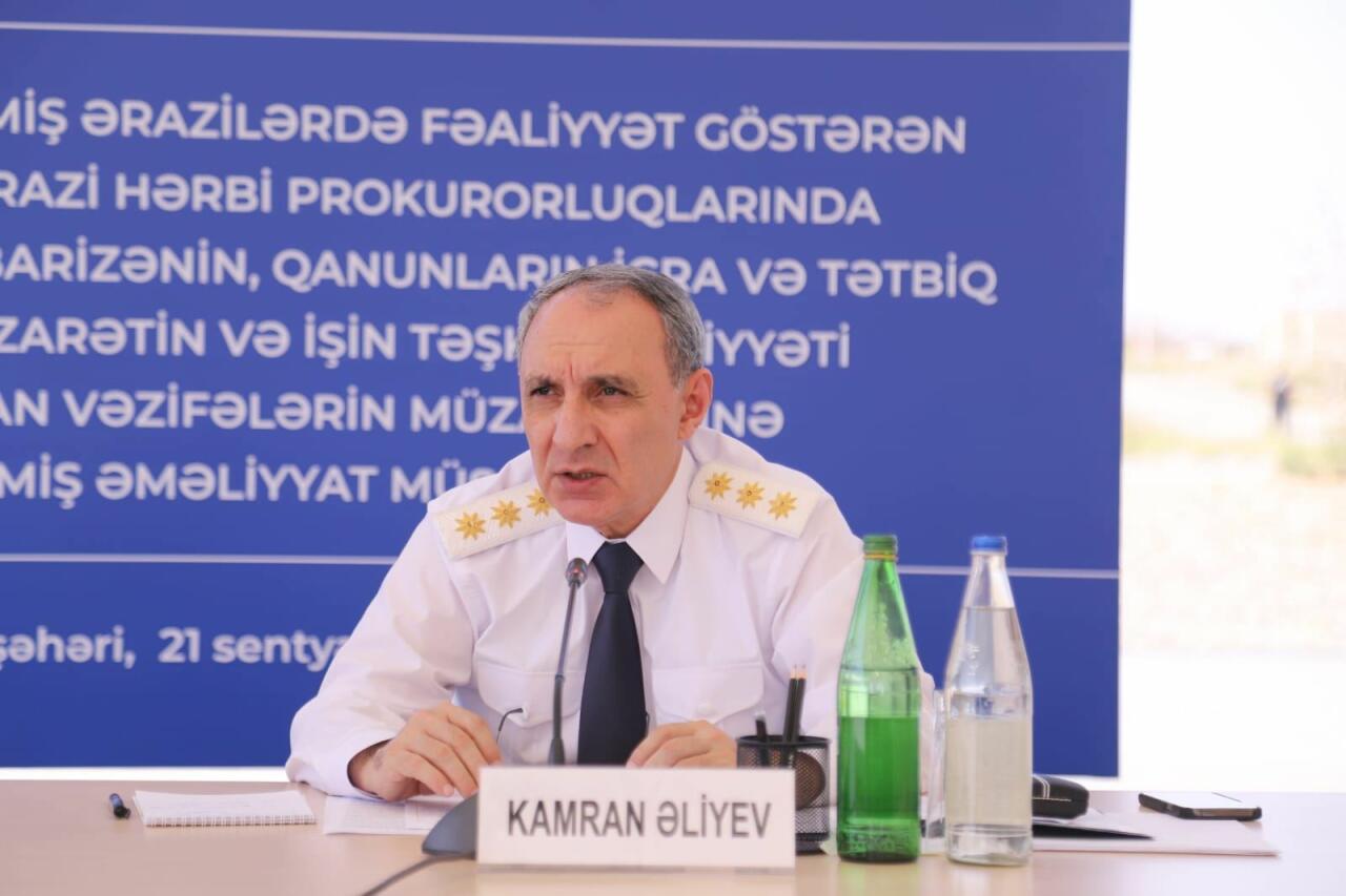 Генпрокурор Азербайджана провел оперативное совещание в Агдаме