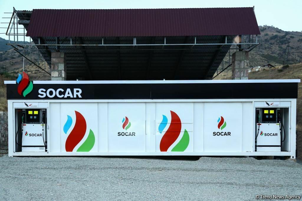 В Гадруте сдана в эксплуатацию модульная АЗС под брендом “SOCAR”