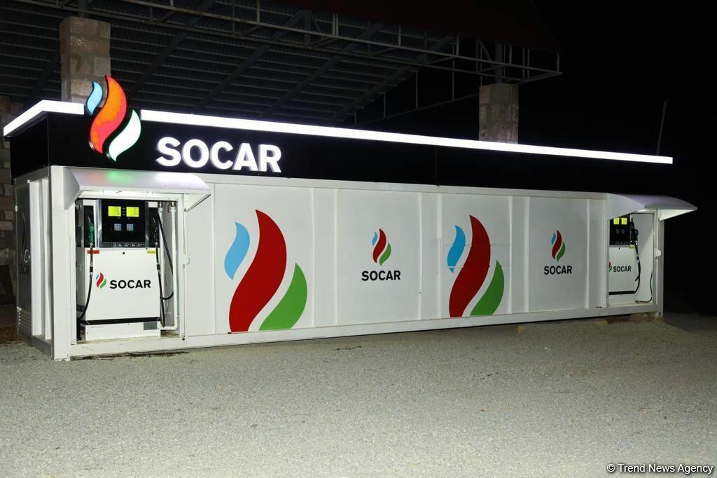 В Гадруте сдана в эксплуатацию модульная АЗС под брендом “SOCAR”