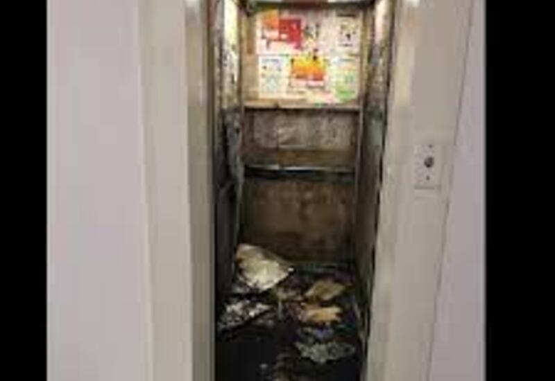 Житель Краснодара чуть не сгорел заживо в лифте из-за вспыхнувшего самоката