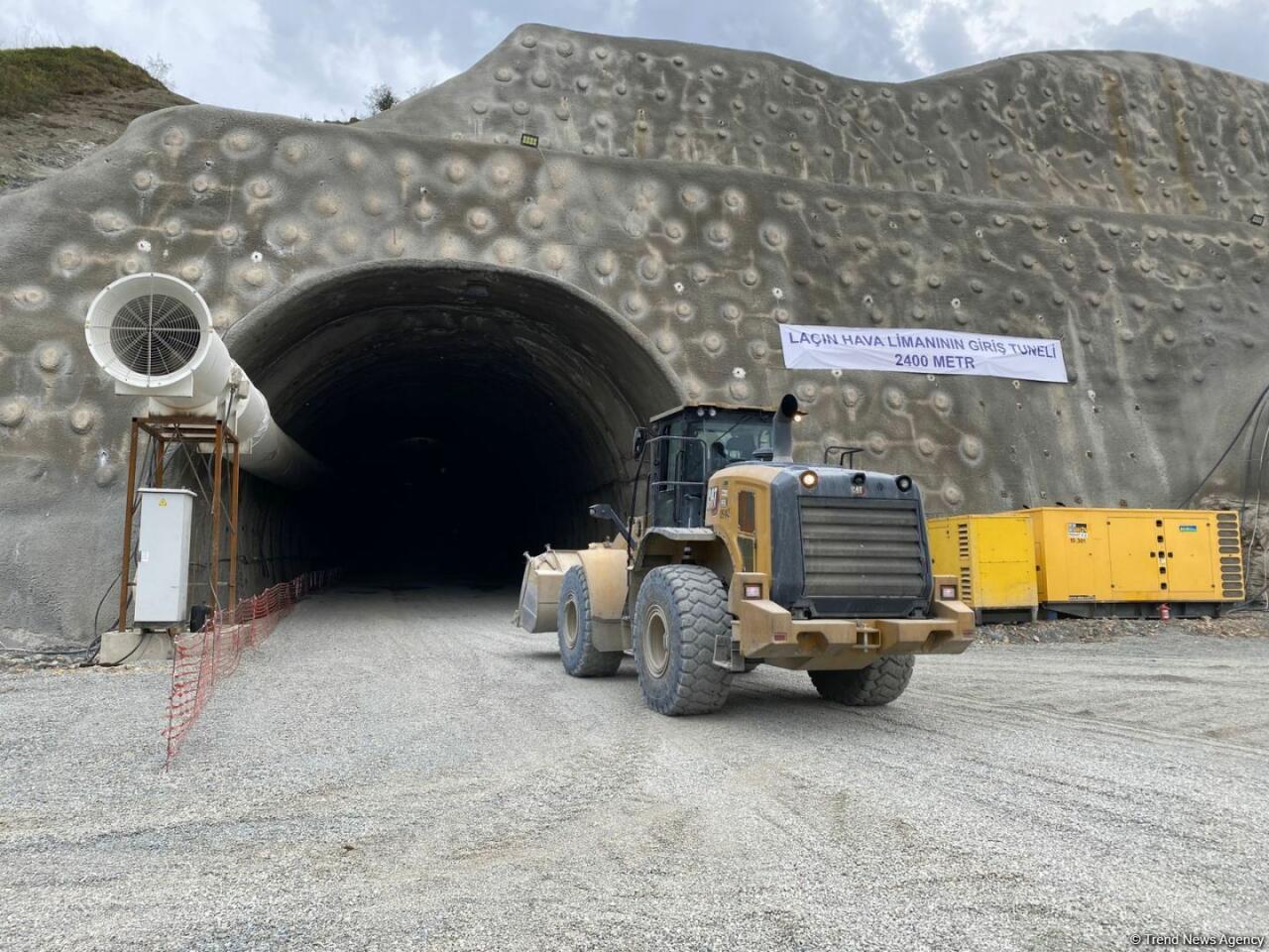 Как идет строительство тоннелей в Лачинский международный аэропорт?