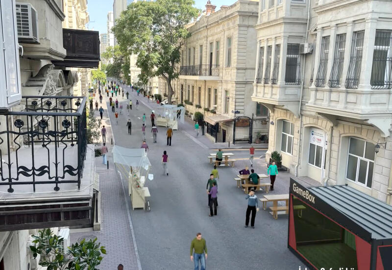 На эту улицу в Баку запретят въезд автомобилей