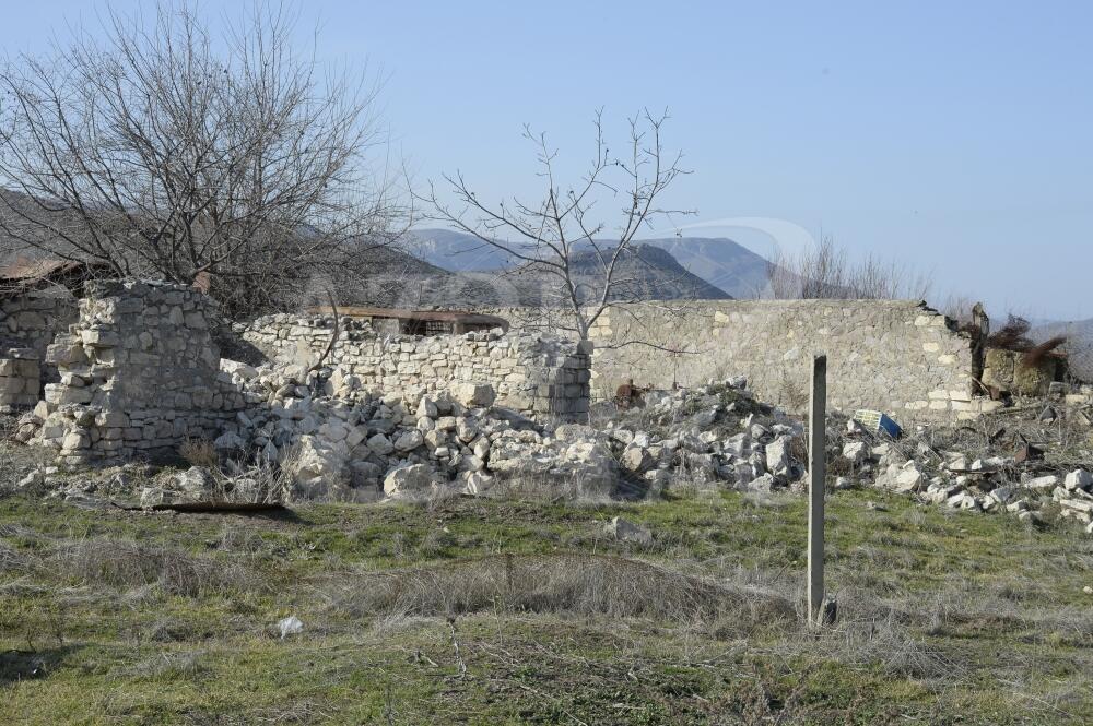 Последствия армянского вандализма в селе Шелли Агдамского района