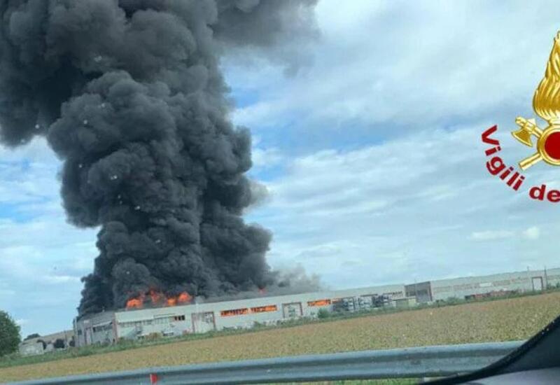 Пожар на крупном велосипедном заводе в Италии