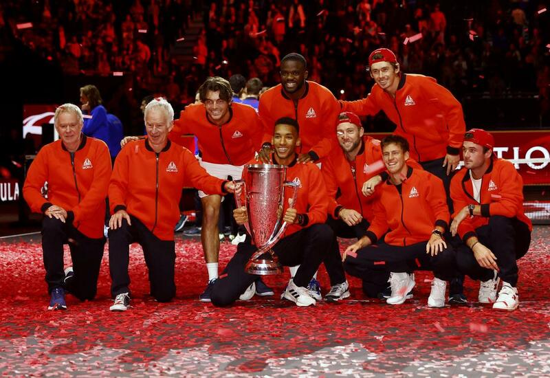 Сборная мира впервые выиграла Кубок Лейвера по теннису