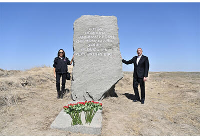 Президент Ильхам Алиев и Первая леди Мехрибан Алиева совершили поездку в Физулинский район - ФОТО - ВИДЕО