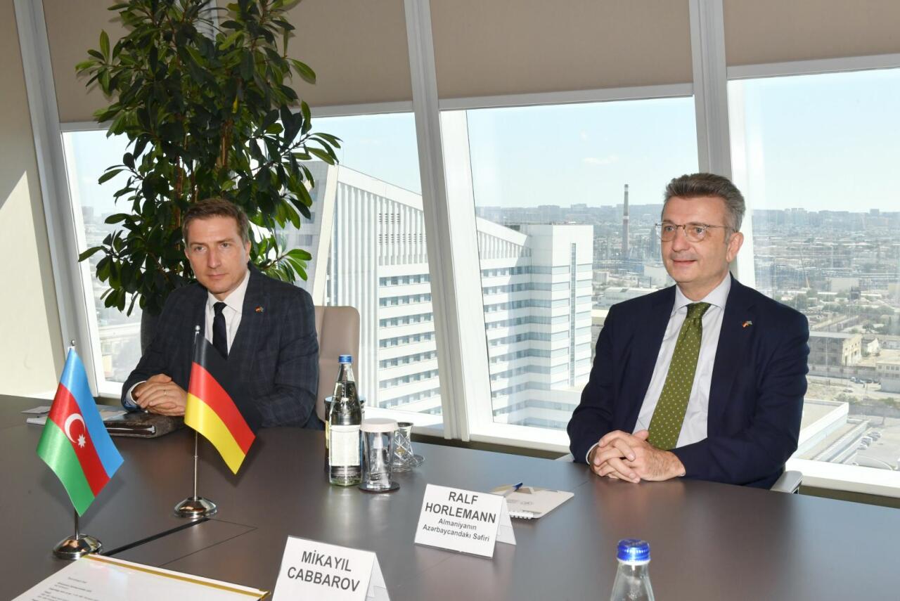Микаил Джаббаров обсудил с послом Германии перспективы развития сотрудничества
