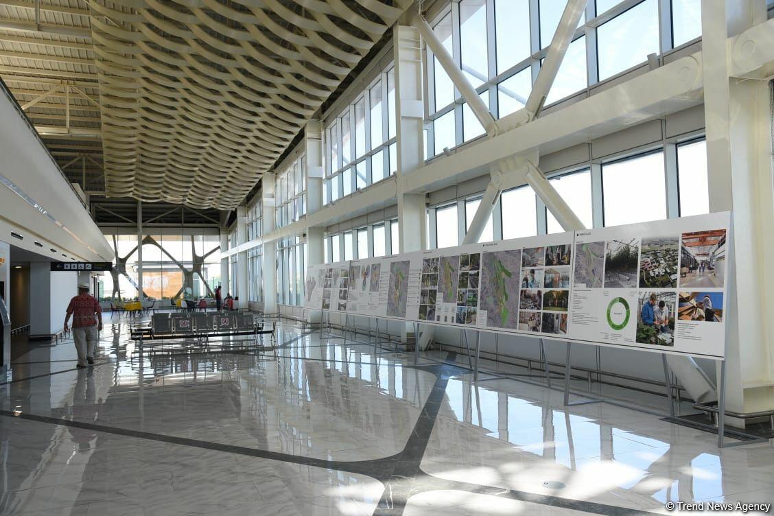 Участники I Форума мозговых центров Азербайджана ознакомились с Международным аэропортом Физули