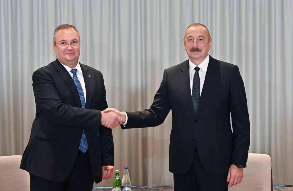Президент Ильхам Алиев встретился в Софии с премьер-министром Румынии