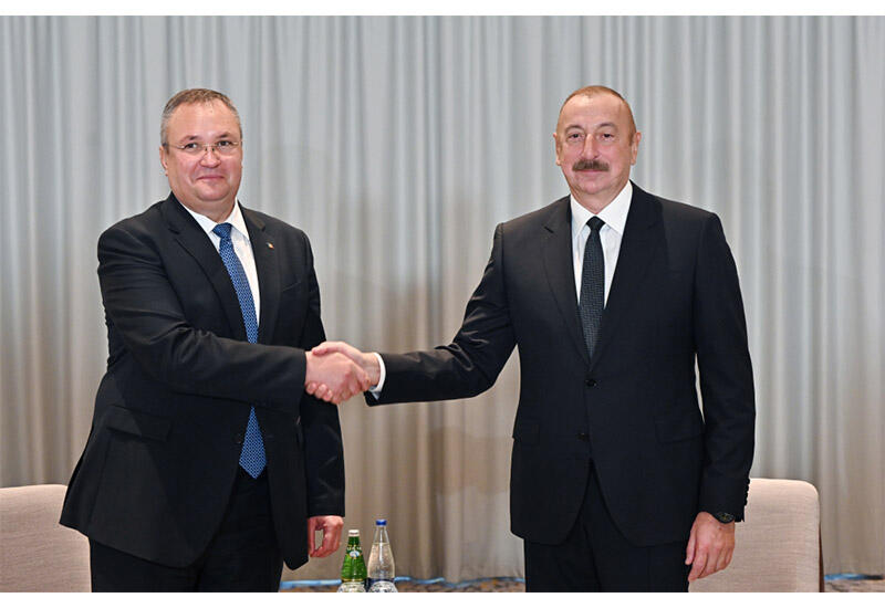 Президент Ильхам Алиев встретился в Софии с премьер-министром Румынии