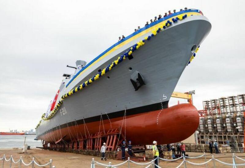 В Турции спущен на воду корвет "Гетман Иван Мазепа" для украинского флота