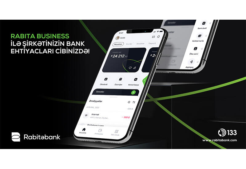 Rabitəbank-ın biznes müştəriləri üçün yeni tətbiqi – “Rabita Business” istifadəyə verildi!