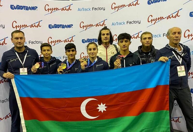 Азербайджанские гимнасты завоевали четыре медали на чемпионате в Великобритании