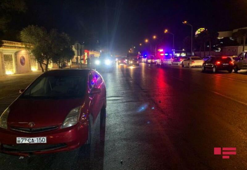 В Баку 3 автомобиля сбили насмерть пешехода