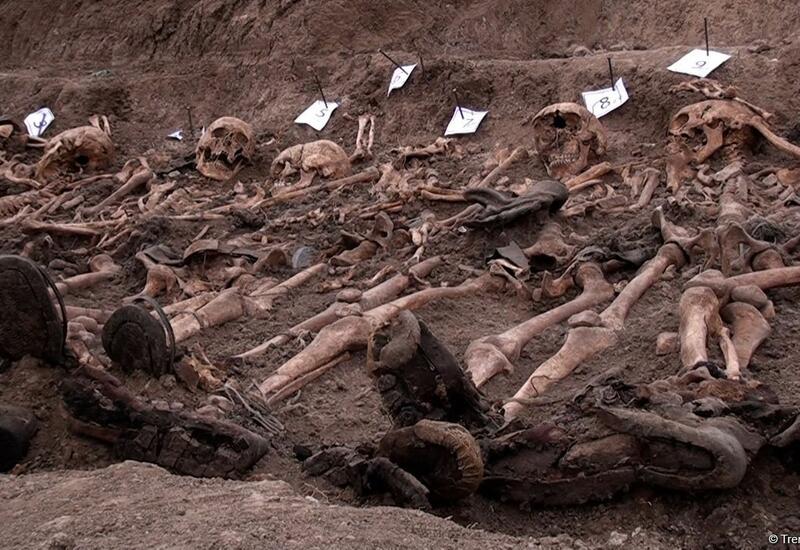 Массовое захоронение, обнаруженное в Ходжавенде, является очередным свидетельством варварства армян