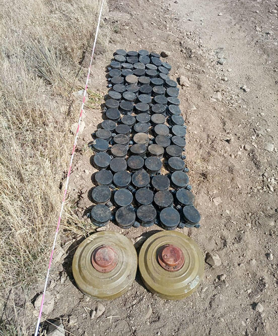 В Кяльбаджаре и Дашкесане обезврежены установленные армянами мины