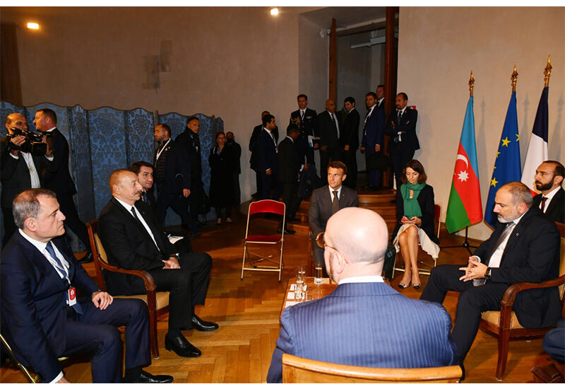 В Праге вновь состоялась встреча Президента Ильхама Алиева с Президентом Франции, Президентом Совета Европейского Союза и премьер-министром Армении