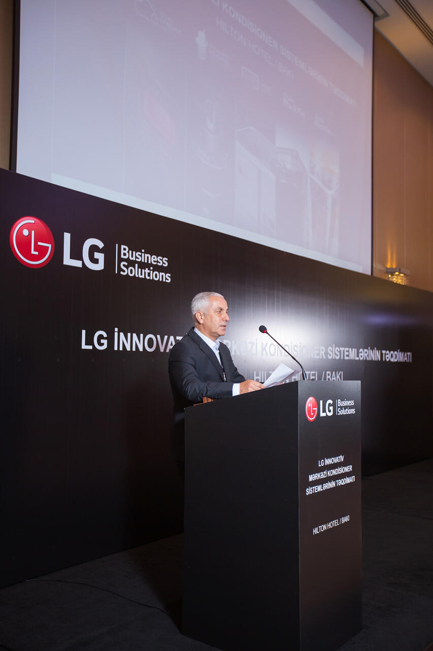 LG и SmartOn представили в Баку инновационную систему воздушного охлаждения Multi V 5