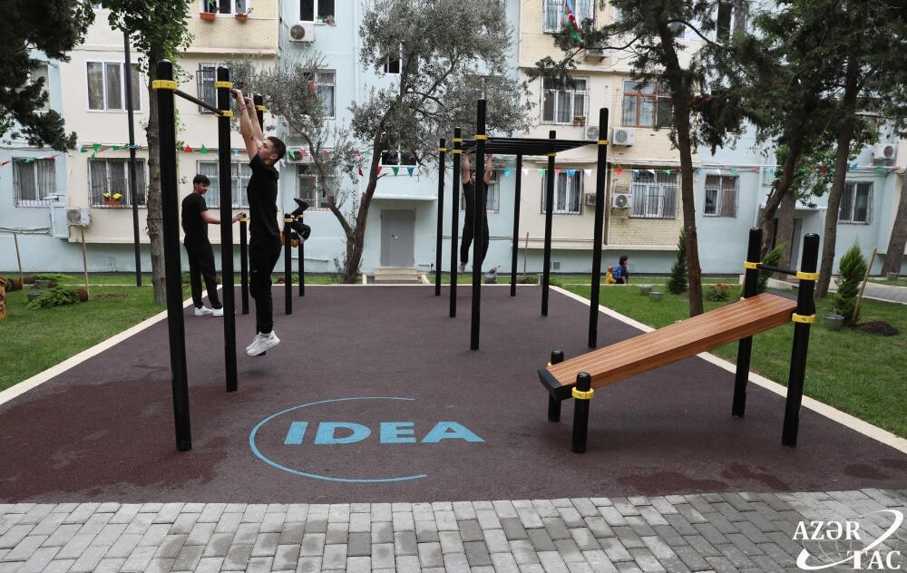 В рамках проекта «Наш двор» сдан в пользование жителей очередной двор в Баку