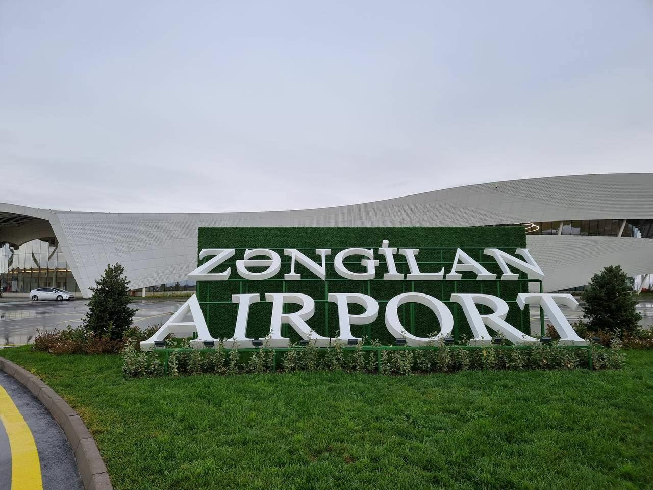 Выполнен первый пассажирский рейс в аэропорт Зангилана