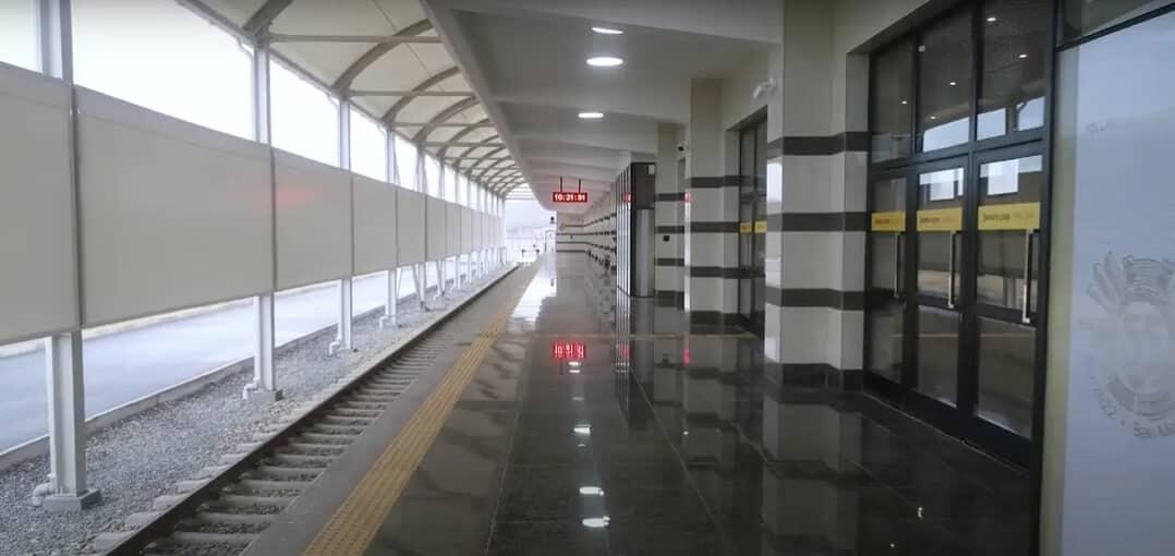 Первые кадры строящейся новой станции бакинского метро