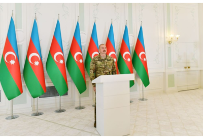 Президент Ильхам Алиев: Карабах - наша земля. Российские миротворцы размещены там временно