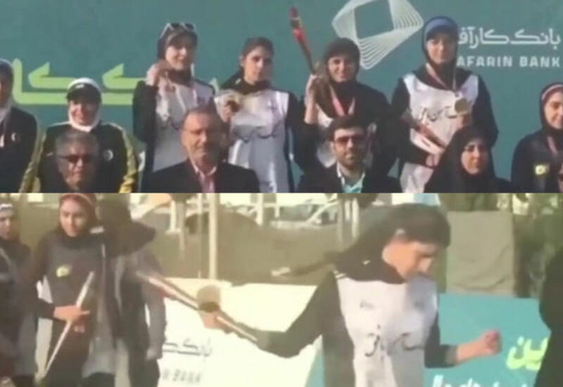 Спортсменки Узбекистана в хиджабах