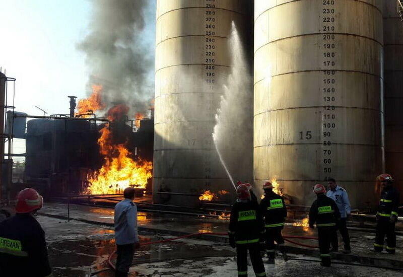 На нефтяном заводе Ирана произошел пожар — есть пострадавшие — ОБНОВЛЕНО