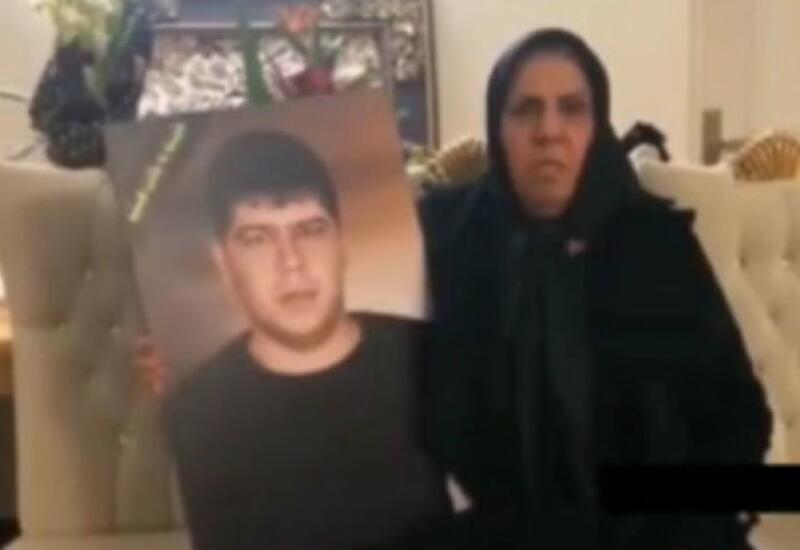 Мать убитого иранскими силовиками парня обратилась к азербайджанскому народу