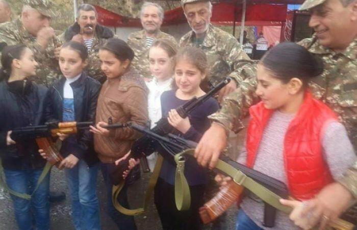 В Армении используют детей в военных операциях