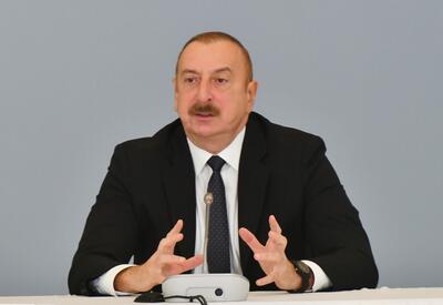 Президент Ильхам Алиев: Франция не может принимать участия в мирном процессе, и это ее вина