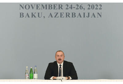 Президент Ильхам Алиев: Международная конференция, посвященная Среднему коридору, поможет лучше понять реалии региона, планы Азербайджана - ВЫСТУПЛЕНИЕ ГЛАВЫ ГОСУДАРСТВА