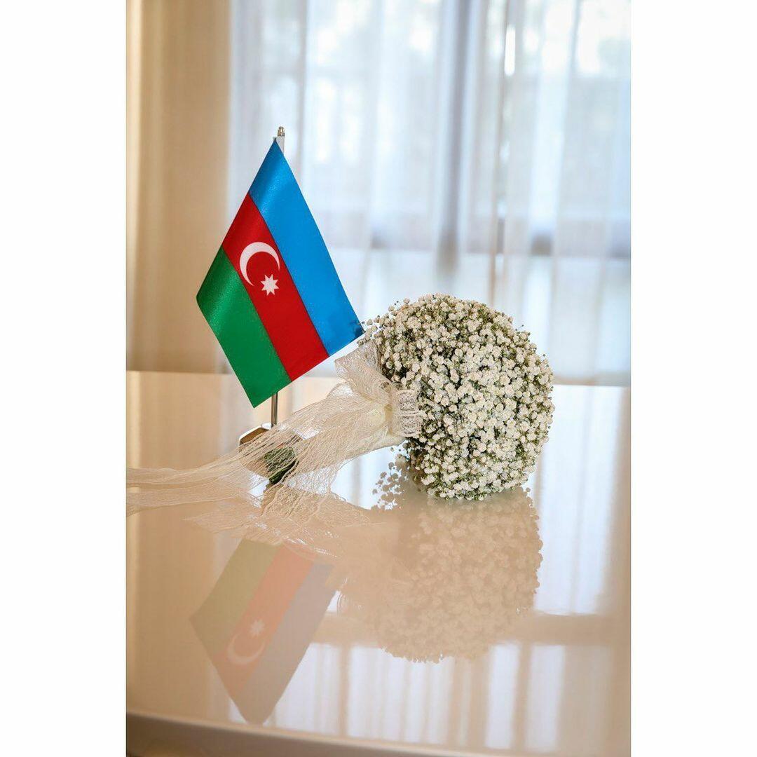 Первый вице-президент Мехрибан Алиева поделилась публикацией по случаю свадьбы сына Гейдара