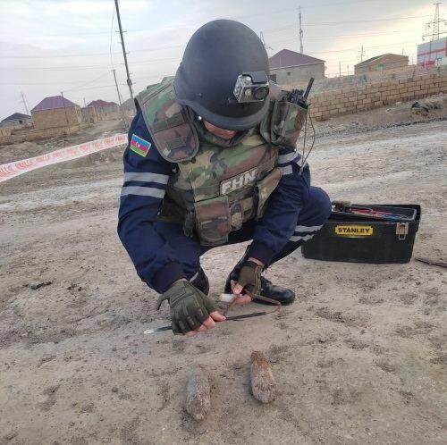 В Сумгайыте обнаружены военные боеприпасы