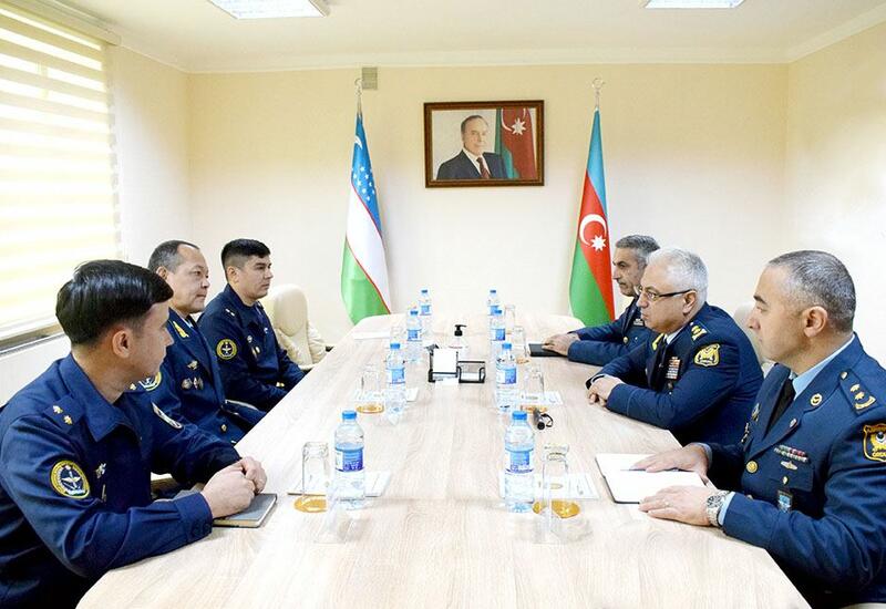 Обсуждено расширение сотрудничества между ВВС Азербайджана и Узбекистана