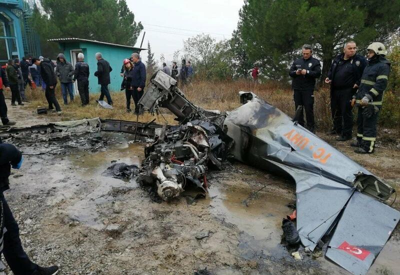 Крушение самолета в Турции,