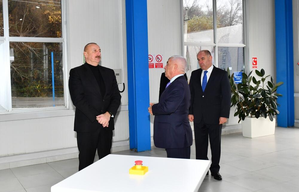 Президент Ильхам Алиев принял участие в открытии каскада малых гидроэлектростанций «Огуз»