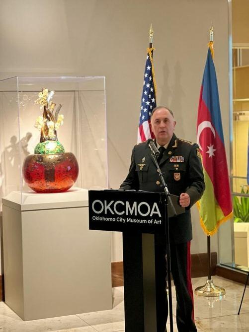 Отмечено 20-летие партнерства между азербайджанской армией и Национальной гвардией Оклахомы