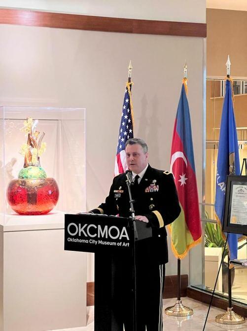 Отмечено 20-летие партнерства между азербайджанской армией и Национальной гвардией Оклахомы
